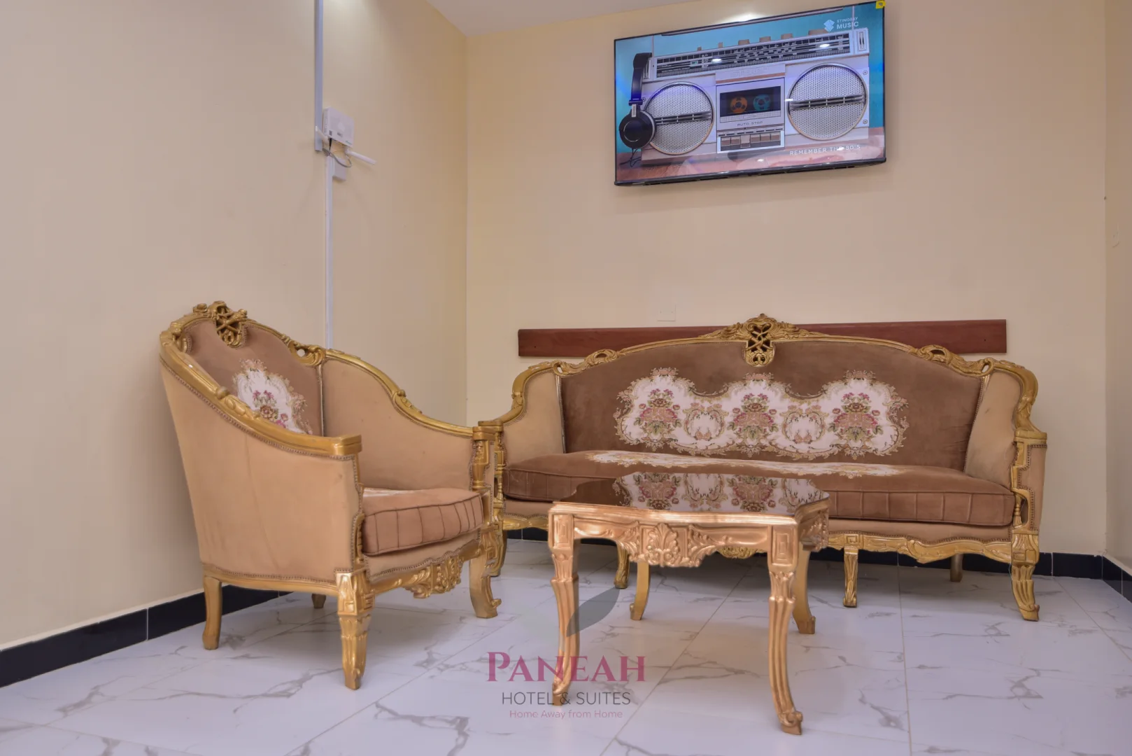 Seating in the Business Lounge