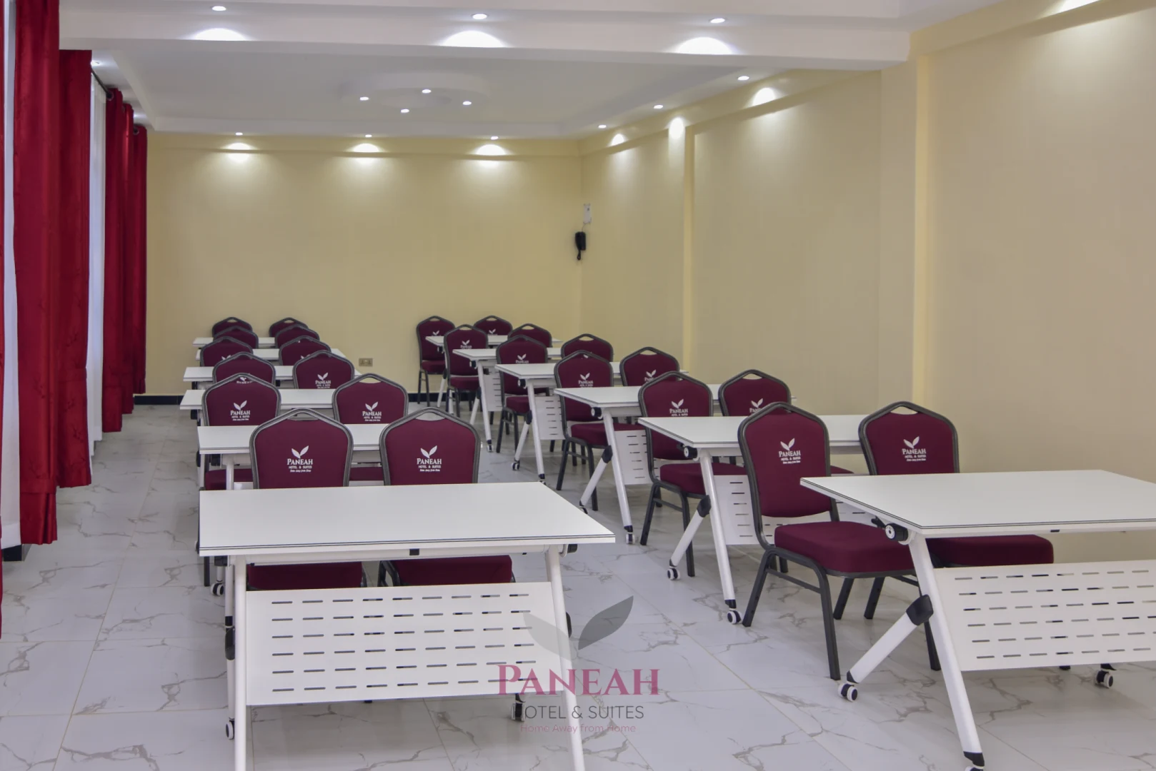 Conference table at Paneah Hotel & Suites